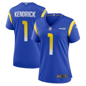 Derion Kendrick Los Angeles Rams Women's Home Game Jersey - Royal