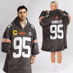 Adult Captain MG 95 Cleveland Football Unisex Blanket Hoodie