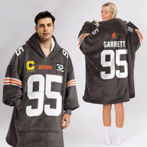 Adult Captain MG 95 Cleveland Football Unisex Blanket Hoodie