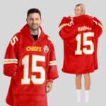 Adult P.M 15 Kansas City Football Unisex Blanket Hoodie