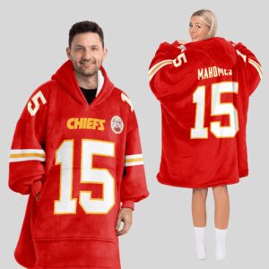 Adult P.M 15 Kansas City Football Unisex Blanket Hoodie