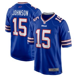Braydon Johnson Buffalo Bills  Team Game Jersey - Royal