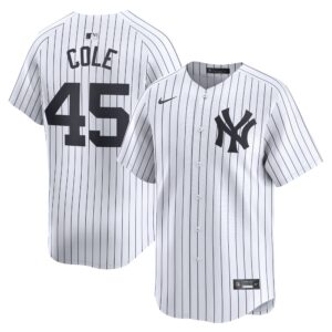 Men's New York Yankees #45 Gerrit Cole  White Home Limited Player Jersey