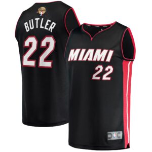 Jimmy Butler Miami Heat  2023 Finals Fast Break Player Jersey - Icon Edition - Black