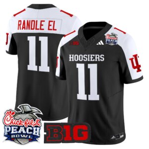 Randle El #11 Ndiana Hoosiers IH 2026 Peach Bowl Vapor Limited Jersey - All Stitched
