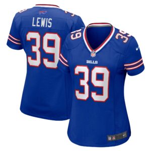Cam Lewis Buffalo Bills  Women's Player Game Jersey - Royal