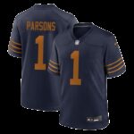 Men's Micah Parsons #1 Green Bay Packers Classic Game Jersey-Navy