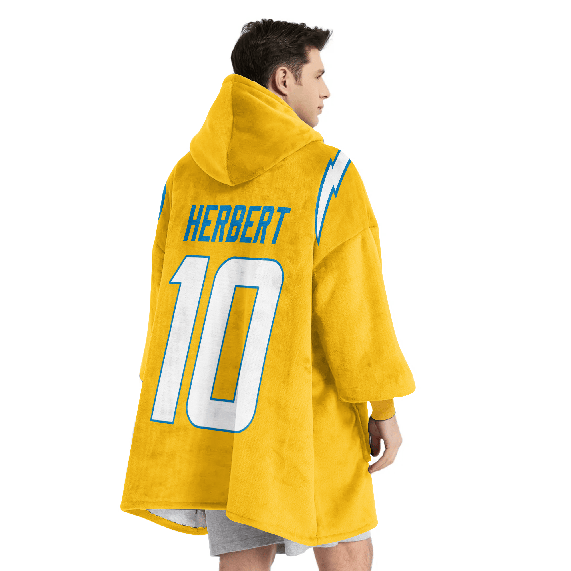 10 Los Angeles C Football Unisex Blanket Hoodie - Image 8