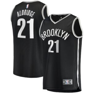 LaMarcus Aldridge Brooklyn Nets  Youth 2021/22 Fast Break Replica Jersey - Icon Edition - Black