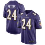 Marcus Peters Baltimore Ravens  Game Jersey - Purple