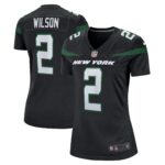 Zach Wilson  New York Jets Women's Game Jersey - Stealth Black