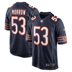 Nicholas Morrow Chicago Bears  Game Player Jersey - Navy