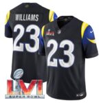Kyren Williams #23 Los Angeles Rams 2025 Rivalries Collection Limited Jersey - Midnight Blue