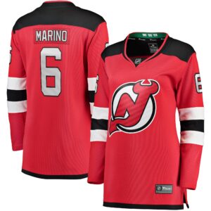 John Marino New Jersey Devils Women's Home Breakaway Player Jersey - Red