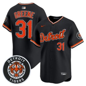 Riley Greene #31 Detroit Tigers Alternate Vapor Premier Limited Jersey - Black