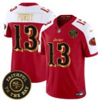 San Francisco 49ers Brock Purdy # 13 SF "Rivalries" Vapor Limited Jersey - Faithful To The Bay Patch - All Stitched