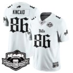 Dalton Kincaid #86 Buffalo Bills BUF Gothic Vapor Limited Jersey - Farewell Highmark Patch - All Stitched
