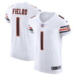 Justin Fields Chicago Bears  Vapor Elite Jersey - White