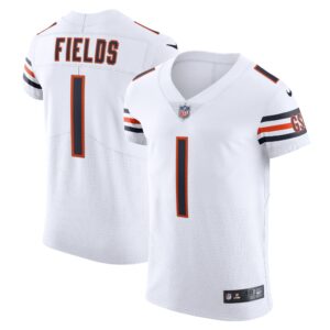 Justin Fields Chicago Bears  Vapor Elite Jersey - White