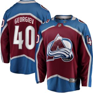 Alexandar Georgiev Colorado Avalanche Home Breakaway Player Jersey - Burgundy