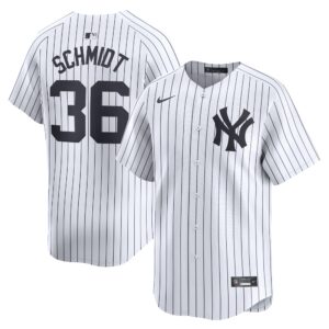 New York Yankees Clarke Schmidt White Home Limited Player Jersey
