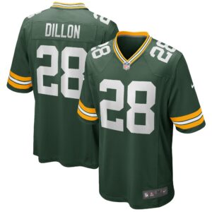 AJ Dillon Green Bay Packers  Game Player Jersey - Green