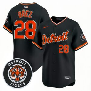 Javier Báez #28 Detroit Tigers Alternate Vapor Premier Limited Jersey - Black