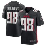 Atlanta Falcons Ruke Orhorhoro #98 Black Team Game Jersey