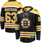 Brad Marchand Boston Bruins Home Breakaway Jersey - Black