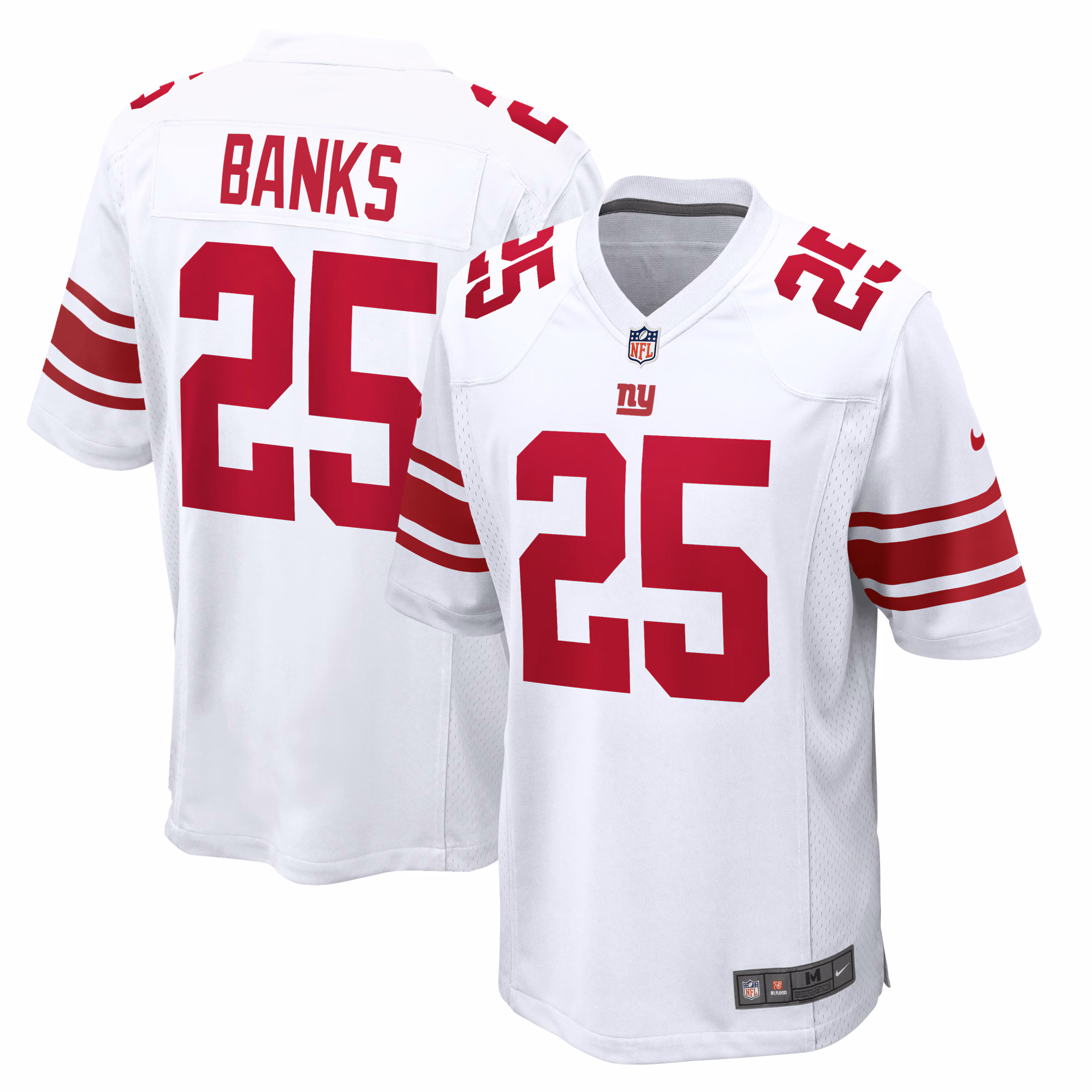 Deonte Banks New York Giants  Game Jersey -  White