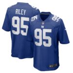 Jordon Riley New York Giants Team Game Jersey -  Royal