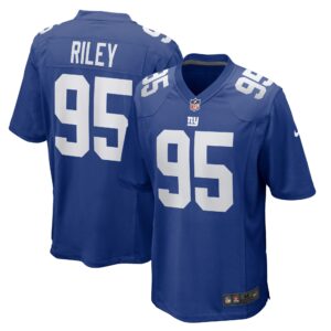 Jordon Riley New York Giants Team Game Jersey -  Royal