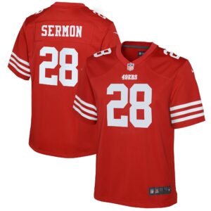 Trey Sermon San Francisco 49ers  Youth Game Jersey - Scarlet