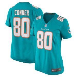 Tanner Conner Miami Dolphins Women's Home Game Player Jersey - Aqua