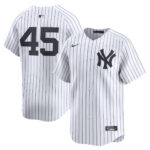 Men's New York Yankees #45 Gerrit Cole  White Home Limited Player Jersey