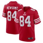 Dazz Newsome San Francisco 49ers  Team Game Jersey - Scarlet