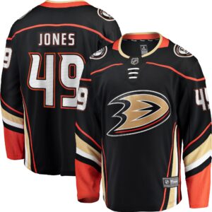 Max Jones Anaheim Ducks Breakaway Player Jersey - Black
