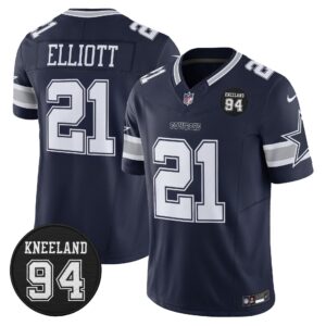 Dallas Cowboys #94 Marshawn Kneeland Memorial Patch Vapor Limited Jersey - All Stitched