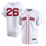 Men's Boston Red Sox Wade Boggs  White Home Limited Player Jersey