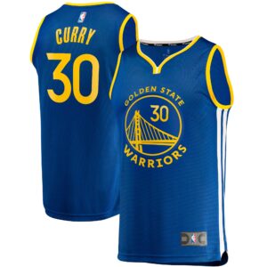 Stephen Curry Golden State Warriors  Big & Tall Fast Break Player Jersey - Royal - Icon Edition