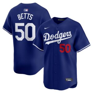 Men's Los Angeles Dodgers Mookie Betts  Royal Alternate Limited Player Jersey