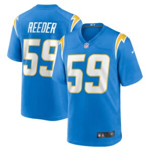 Troy Reeder Los Angeles Chargers Team Game Jersey -  Powder Blue