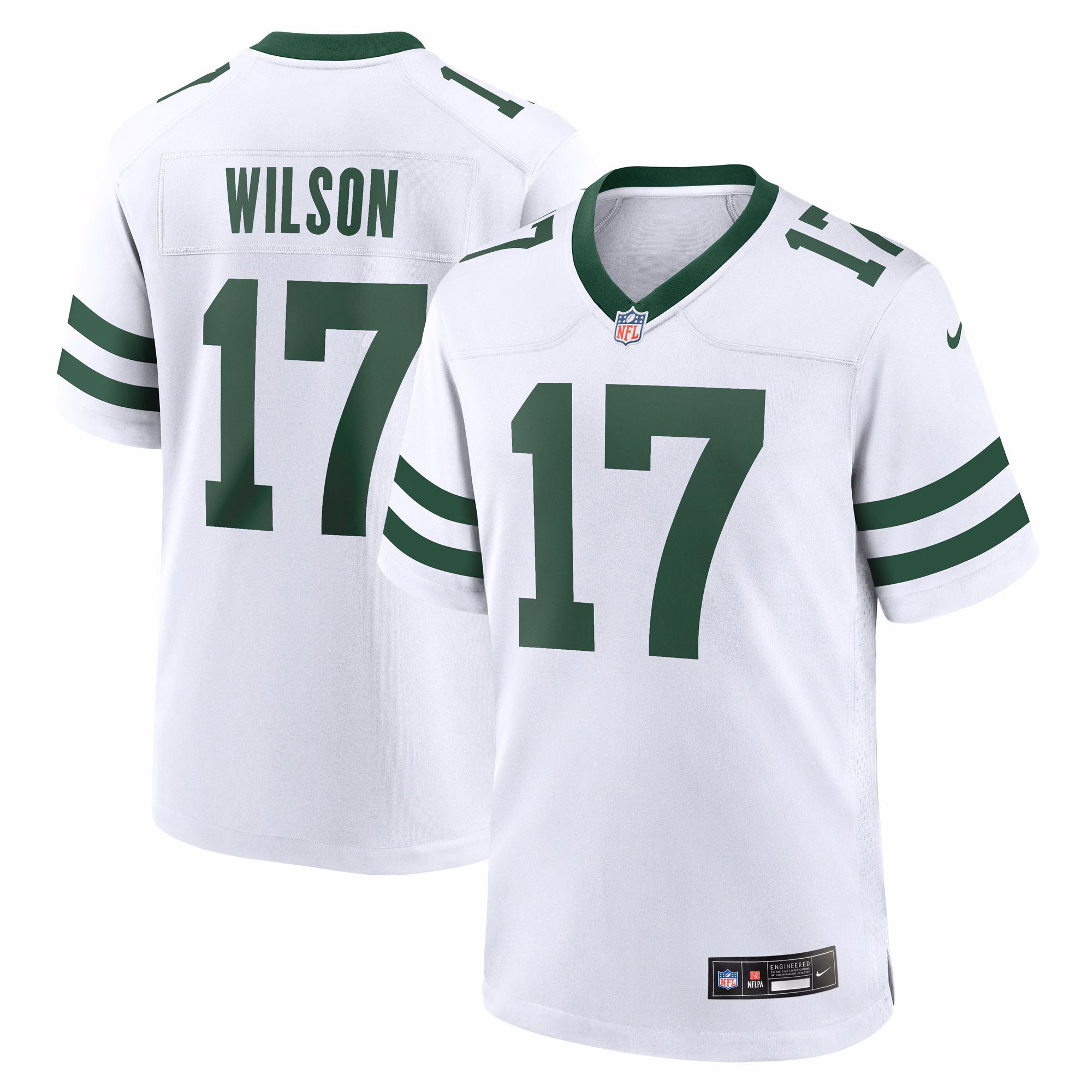 Garrett Wilson New York Jets Game Jersey - Legacy White