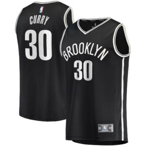Seth Curry Brooklyn Nets  Fast Break Replica Jersey - Icon Edition - Black