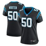 Chandler Wooten Carolina Panthers  Women's Team Game Jersey - Black