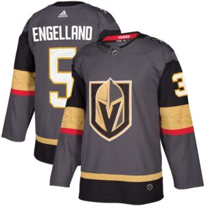 Deryk Engelland Vegas Golden Knights  Alternate Authentic Player Jersey - Gray