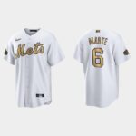 Men's New York Mets #6 Starling Marte 2022 All-Star Game Cool Base Jersey - White