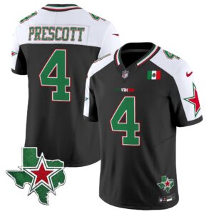 Dak Prescott # 4 2025 Dallas Cowboys Mexico Vapor Limited Jersey - All Stitched