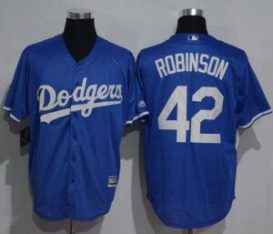 Los Angeles Dodgers #42 Jackie Robinson Blue New Cool Base Stitched Jersey