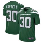 Michael Carter II New York Jets Game Jersey - Gotham Green